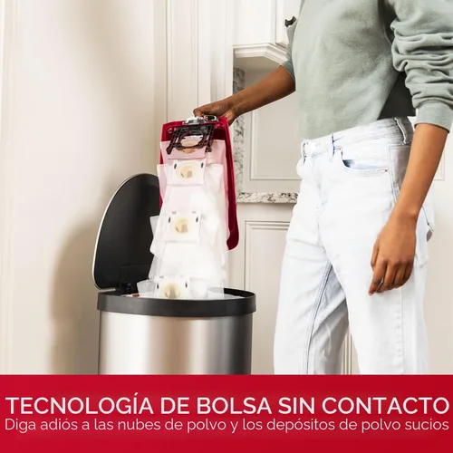 Vista 3 de Kenmore Intuition BU4020 - Aspiradora vertical en bolsa, apta para mascotas, aspiradora de alfombras elevable, 2 motores de succión con filtro HEPA