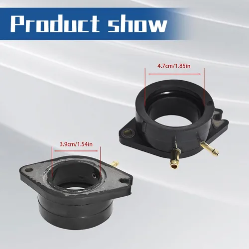 Vista 4 de WFLNHB Botas de admisión de carburador de repuesto para Yamaha Virago 700 XV700 1984-1987 Virago 750 XV750 1981-1997 Virago 920 XV920 1981-1983