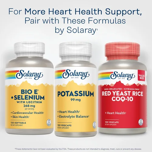 Vista 7 de Solaray Potasio 99 mg - Fórmula de equilibrio de electrolitos - Suplemento de potasio para electrolitos, apoyo vascular y de salud cardíaca