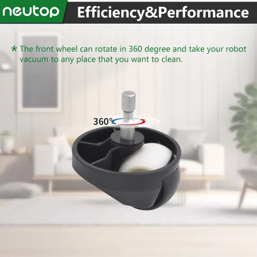 Vista 4 de Kit de Repuesto de Rueda de Bola Delantera Compatible con Modelos iRobot Roomba de las Series 500, 600, 700, 800, 900, e e i.