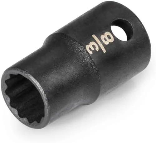 Vista 76 de TEKTON Unidad de 3/8 pulgadas x 1 pulgada 12 puntos de impacto SID12225