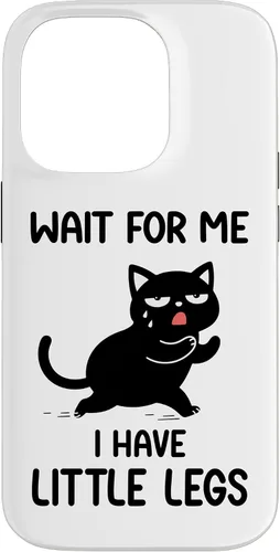 Vista 16 de Funny Short Legs Cat Saying Wait for Me, I Have Little Legs Case for iPhone 17
