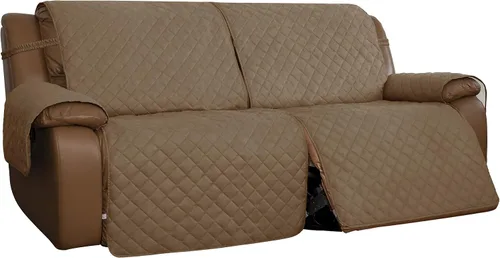 Vista 29 de Easy-Going Funda para Loveseat Reclinable de Gran Tamaño, Funda de Sofá Reversible para Reclinable Doble, Funda de Sofá Dividida para Cada Asiento