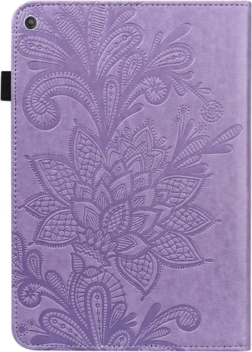 Vista 9 de Funda para Kindle Fire HD 8 de 8ª/7ª/6ª generación (2016/2017/2018) con soporte, soporte para lápices, bolsillos