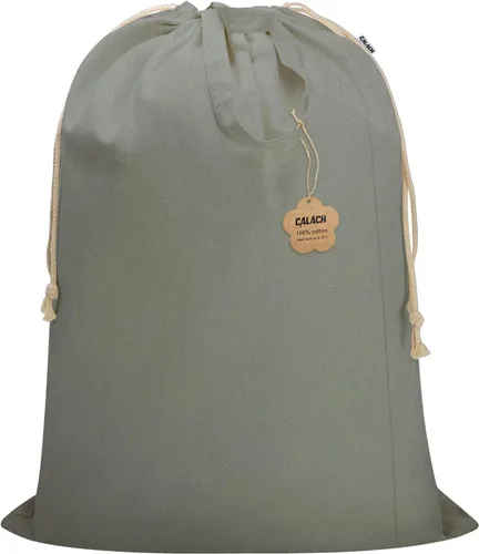 Vista 15 de Bolsa de lona para lavandería con asas y cordón 30 pulgadas de ancho x 35 Bolsa de almacenamiento de lona gruesa, grande, resistente, lavable