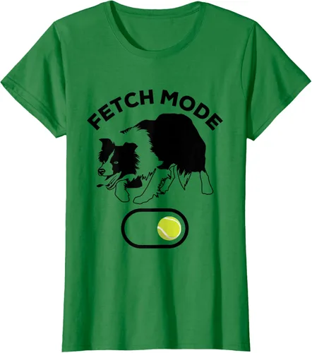 Vista 36 de Border Collie Stuff - Camiseta de pelota de tenis para hombre, Border Collie Fetch, Blanco Gris Oscuro