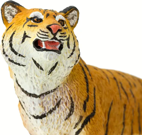 Vista 5 de Safari Ltd. Figura de Tigresa de Bengala – Figura realista de vida silvestre pintada a mano de 5 pulgadas – Juguete educativo para niños, niñas