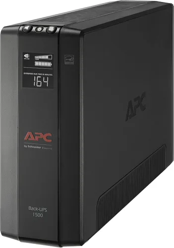 Vista 3 de APC UPS Batería de reserva y protector de sobretensiones con AVR, 1500 VA, APC Back-UPS Pro (BX1500M) y batería de reserva y protector