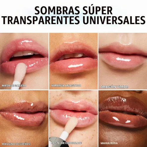 Vista 4 de Milk Makeup KUSH Sheer Hydrating Lip Oil Dragón Verde - Transparente