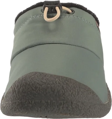 Vista 2 de KEEN Pantuflas Howser 3 Slide cómodas y duraderas para mujer, Bosque oscuroNegro