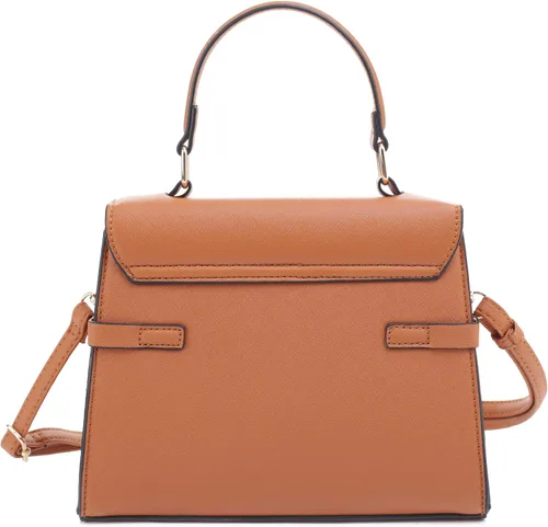 Vista 3 de SUGU - Bolso Saffiano clásico con asa superior para mujer