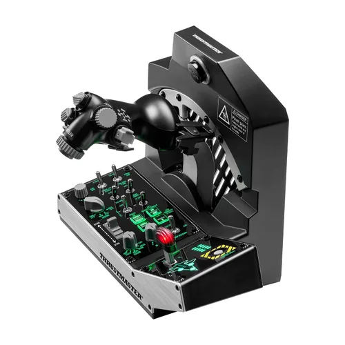 Vista 5 de Thrustmaster Viper TQS Mission Pack Metal Throttle Quadrant System, Throttle and Control Panel Included, 64 Action Buttons, 6 Axes, Licensed by the