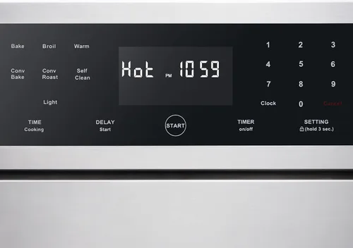 Vista 7 de THOR Kitchen Horno de pared de convección eléctrico profesional de 30 pulgadas en acero inoxidable - Modelo HEW3001