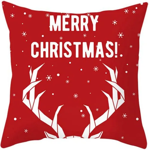 Vista 4 de Ochine Fundas de almohada de Navidad – Funda de cojín de árbol de Navidad para decoración del hogar