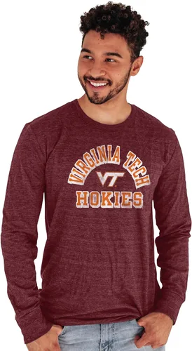Vista 9 de Blue 84 NCAA - Camiseta de manga larga para hombre Tri-Blend