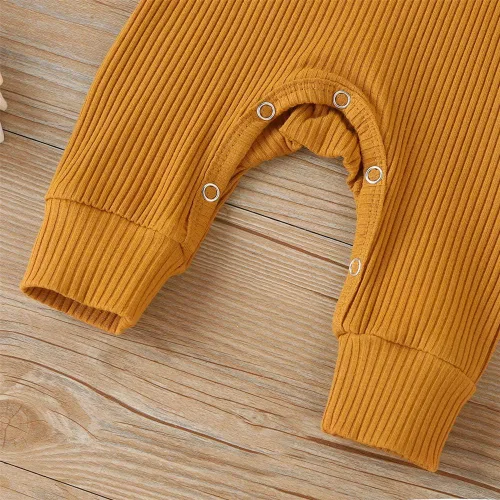 Vista 6 de Kuriozud Mameluco de una pieza para recién nacido, unisex, con botones, para bebé y niña