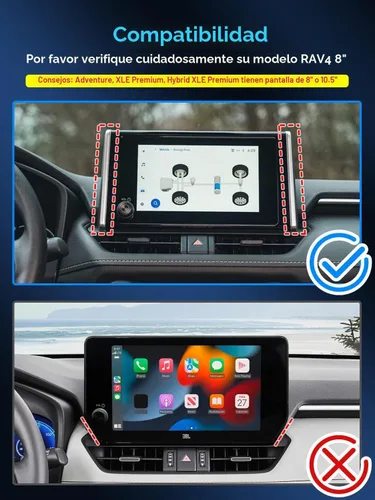 Vista 2 de RAV4 Protector de pantalla para Toyota RAV 4 2023 2024 2025 Accesorios Película protectora de vidrio templado de 8 pulgadas para 1 pieza para RAV4