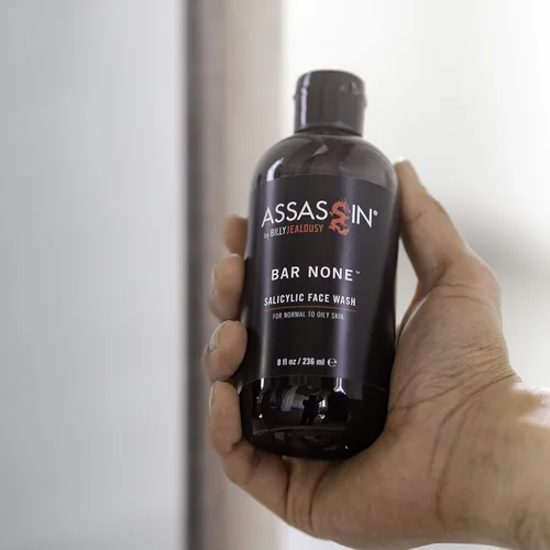 Vista 4 de Billy Jealousy Assassin Bar None Salicylic Face Wash - Exfoliante facial no abrasivo para piel mixta y grasa, desobstruye los poros y tonifica