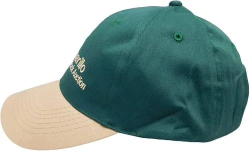 Vista 6 de Trade Winds Amarillo - Gorra de béisbol bordada ajustable de algodón caqui para subasta de ganado, Multi