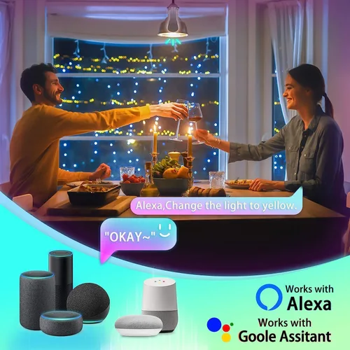 Vista 3 de LEONC Design Bombillas LED regulables, 1200 lúmenes, 12 W (equivalente a 120 W), certificación UL, 2700 K (blanco cálido), base A19/E27, con 3