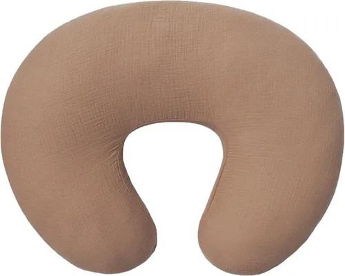 Vista 7 de Owlowla Funda de almohada de muselina para lactancia, funda de algodón suave para almohada de lactancia materna para bebé niño y niña (azul bebé)