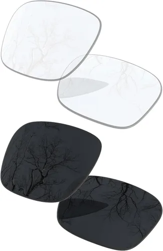 Vista 12 de Juego de 2 lentes polarizadas de repuesto para Oakley Holbrook OO9102 Pack Negro y Negro