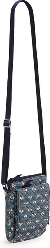 Vista 2 de Vera Bradley Mini bolso cruzado hipster de algodón con protección RFID