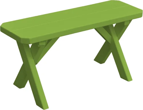 Vista 49 de Furniture Barn USA Pine - Banco cruzado de 2 pies, color negro