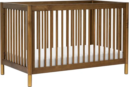 Vista 11 de Babyletto Gelato - Cuna 4 en 1, verde bosque con patas de cuero rubio