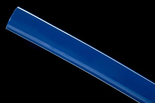 Vista 7 de Espada katana templada de arcilla T10 forjada a mano