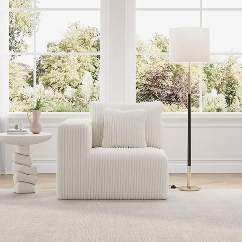 Vista 71 de Novilla - Sofá biplaza modular de 70.8 pulgadas, sofá modular de espacio pequeño, moderno sofá de nube con soporte Smarts Coil®, sofá seccional sin