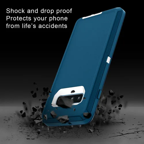 Vista 4 de I-HONVA Funda para Galaxy S10 [no compatible con S10E] a prueba de golpes, polvo y caídas, protección de cuerpo completo de 3 capas