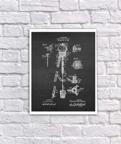 Vista 4 de Old Camera Patent Art set de 3 impresiones artísticas sin marco para fotógrafo, regalo