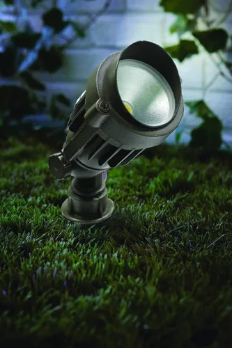 Vista 5 de Westgate Foco LED de bajo voltaje para paisaje, luz de jardín CA/CC de 12 voltios, LED integrado, 400 lúmenes, todos los accesorios incluidos