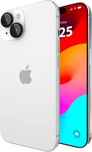 Vista 4 de Case-Mate Protector de lente de cámara con anillos de aluminio negro para iPhone 15 / iPhone 15 Plus - Doble vidrio templado - Tecnología