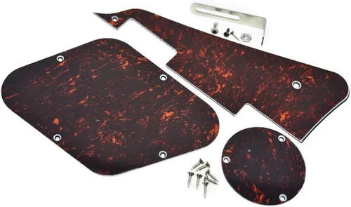 Vista 9 de KAISH Abalone Pearl LP - Placa trasera para guitarra con soporte de níquel de acero y tornillos de montaje para EE. UU