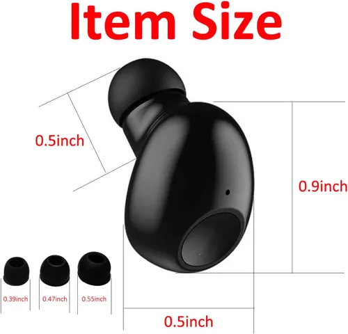 Vista 5 de Solo auricular Bluetooth auricular, auricular inalámbrico micrófono