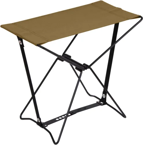 Vista 3 de Rothco Taburete plegable para campamento - Asiento ligero y portátil para aventuras de camping (negro)