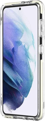 Vista 3 de Kate Spade - Carcasa rígida para Galaxy S21 y S21 5G, diseño de flores dispersas