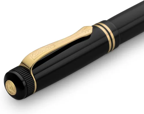 Vista 3 de Kaweco DIA2 Twist Pencil Gold 0.028 in HB I Lápiz mecánico acrílico exclusivo incluyendo caja de lata I Instrumento nostálgico de escritura de lujo