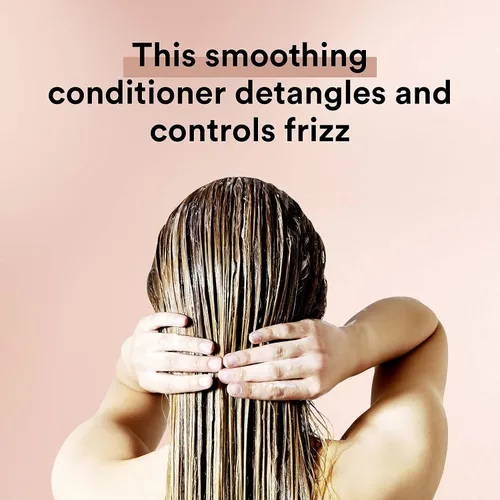 Vista 7 de Suave Professionals - Acondicionador alisador para cabello seco con infusión de queratina con control de encrespamiento de 48 horas, 28 onzas