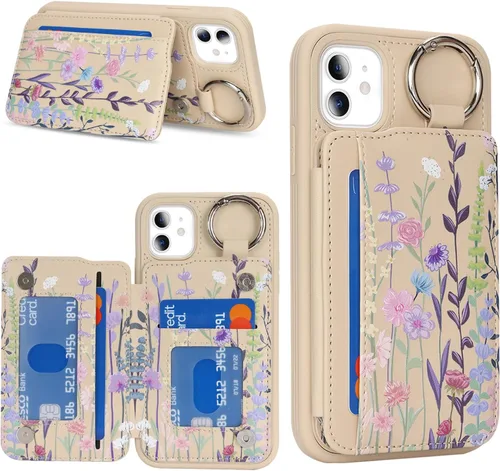 Vista 16 de Havaya Funda compatible con iPhone 11, cartera MagSafe con tarjetero - Funda magnética desmontable 2 en 1 - Ranuras para tarjetas de crédito