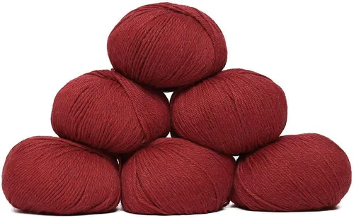 Vista 21 de Juego de 6 madejas de 100% lana de alpaca bebé (10.58 oz) de peso DK, fabricadas en Perú, celestial suave y perfecto para tejer y hacer ganchillo