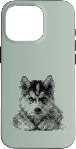 Vista 19 de Chic Husky Puppy for Dog Mom and Paw Parents Case for iPhone 15