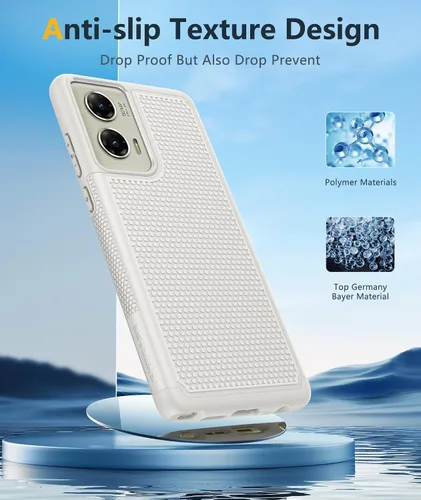 Vista 304 de FNTCASE Funda para iPhone 17 Pro: Fundas delgadas translúcidas de color azul claro compatibles con MagSafe, protección completa de la cámara
