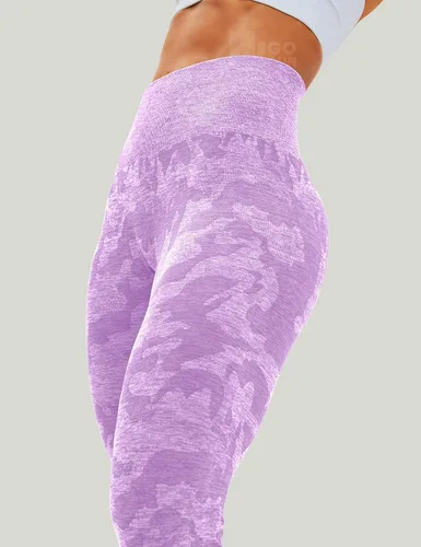 Vista 43 de HIGORUN - Leggings sin costuras para mujer, moldeadores, con diseño gráfico de sonrisas, de cintura alta, para el gimnasio, yoga o hacer ejercicio