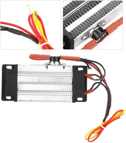 Vista 8 de Calentador de aire de cerámica, 110 V, 200 W/300 W, calentador eléctrico de temperatura constante, calefacción, calentadores de espacio