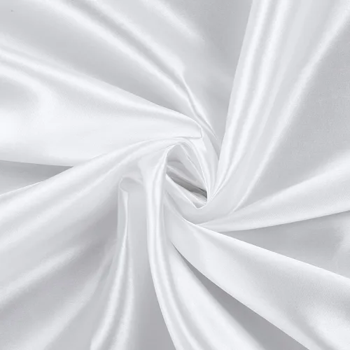 Vista 39 de Tela de satén de 2 yardas, color liso para vestidos de novia, manualidades de moda, disfraces, decoración, satén sedoso, 44 pulgadas