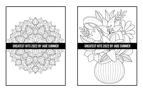Vista 21 de Greatest Hits An Adult Coloring Book with the 100 Best Pages from the Jade Summer Collection