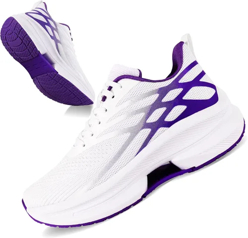 Vista 5 de Zapatos para caminar para mujer, antideslizantes, cómodos, tenis para correr